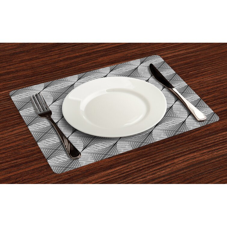 Bless international Polyester Abstract Rectangle Placemat | Wayfair