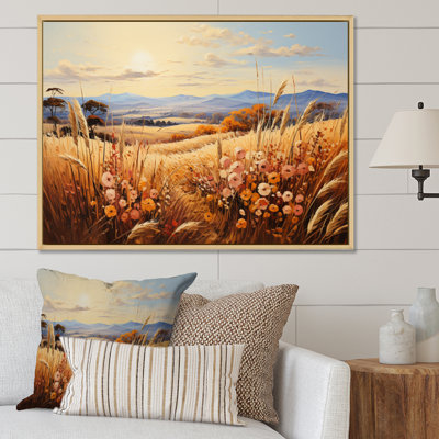 " Countryside Rustling Wheat Field I "