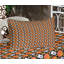 Drap-housse et coussin décoratif Ambesonne Halloween vert souci-106788127