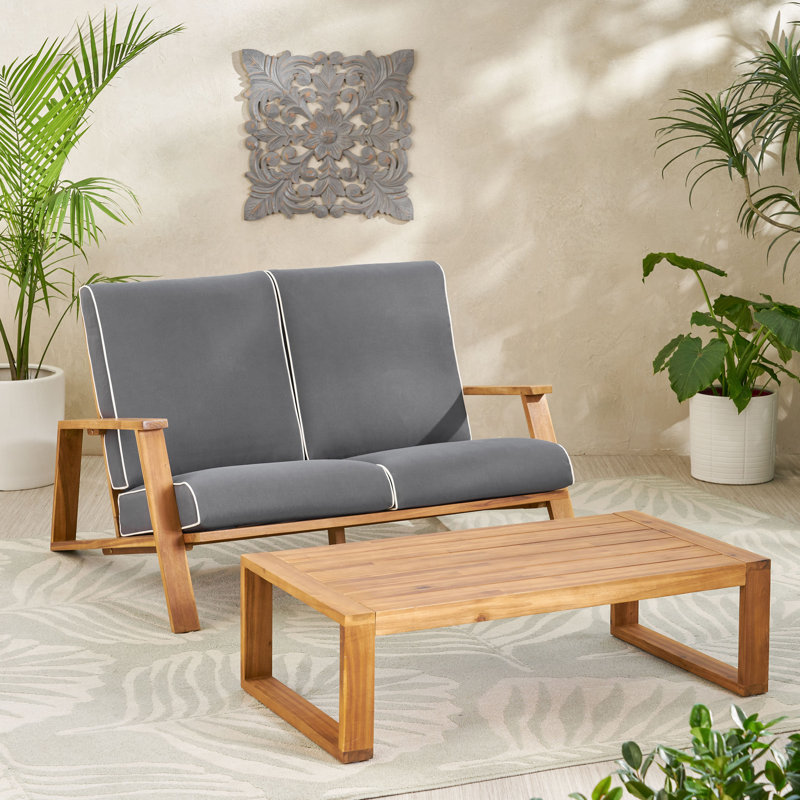 Causeuse + table basse