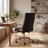 High Back Faux Leather Office Chair, Executive Computer Desk Chair With Chrome Armrests & 360° Swivel, Adjustable Height Task Chair For Home Office (black)​-1948333950-1951063628