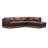  2 - Piece  Genuine Leather Sofa & Chaise