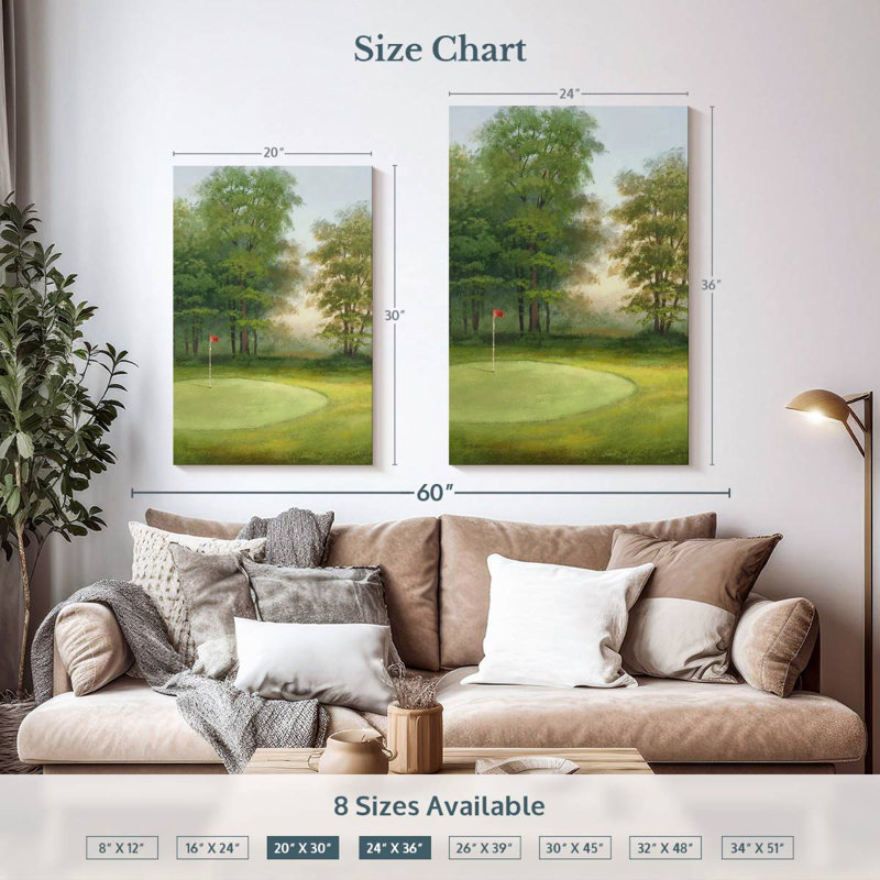 Senne Amacoy Green I, 36" H x 24" W