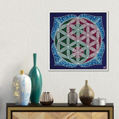 Yingyan Flower Of Life 1 Piece Wall Art on Canvas
