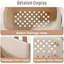 Panier de rangement en plastique avec poignée-867468490-867468493