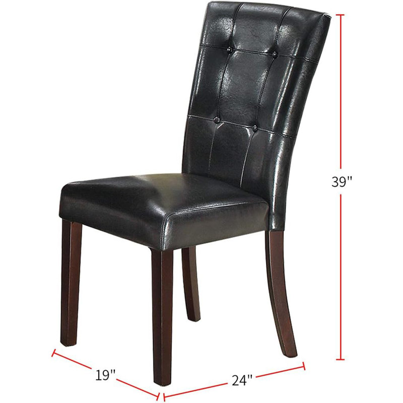 Ensemble de 2 chaises d'appoint Modern Parson