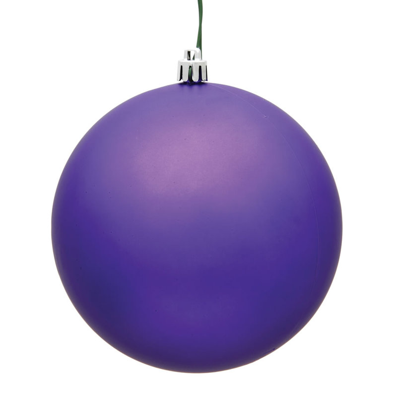 Ornement boule des Fêtes seulement, H 8 po x l 8 po x P 8 po, Mauve