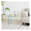 Tempered Clear Glass Sidetable, Small Tea Table, Night Stand Tempered Glass-1612675845