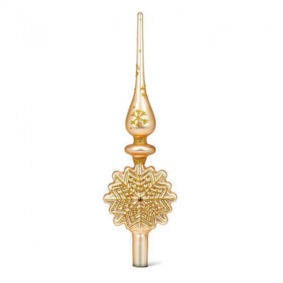 13'' Glass Christmas Tree Topper
