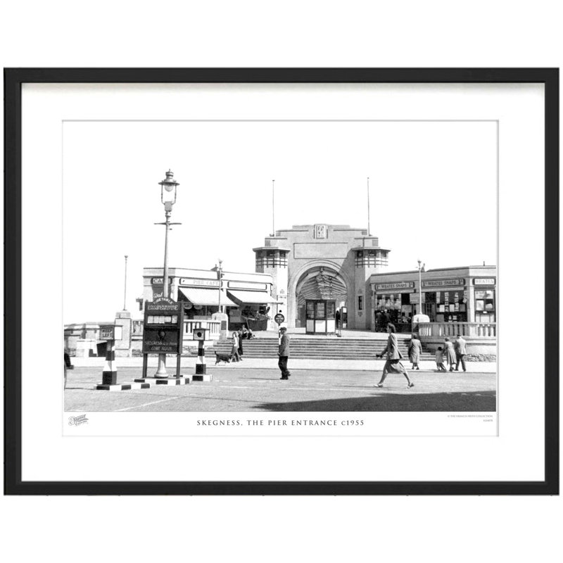 Skegness, The Pier Entrance C1955 by Francis Frith - Single Picture Frame Print, 45cm H x 60cm W x 2.3cm D