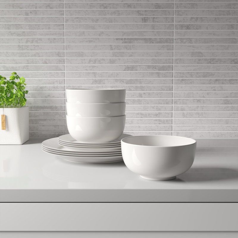 Gilberto Piece Porcelain China Dinnerware Set - Service for 4