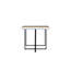 Modern Dual-Texture Table – MDF With Marble & Wood-Pattern Lacquer-Free Paper, Sturdy Black Metal Frame, 4-6 Seater Multi-Use Table For Kitchen/Dining Nook/Home Office