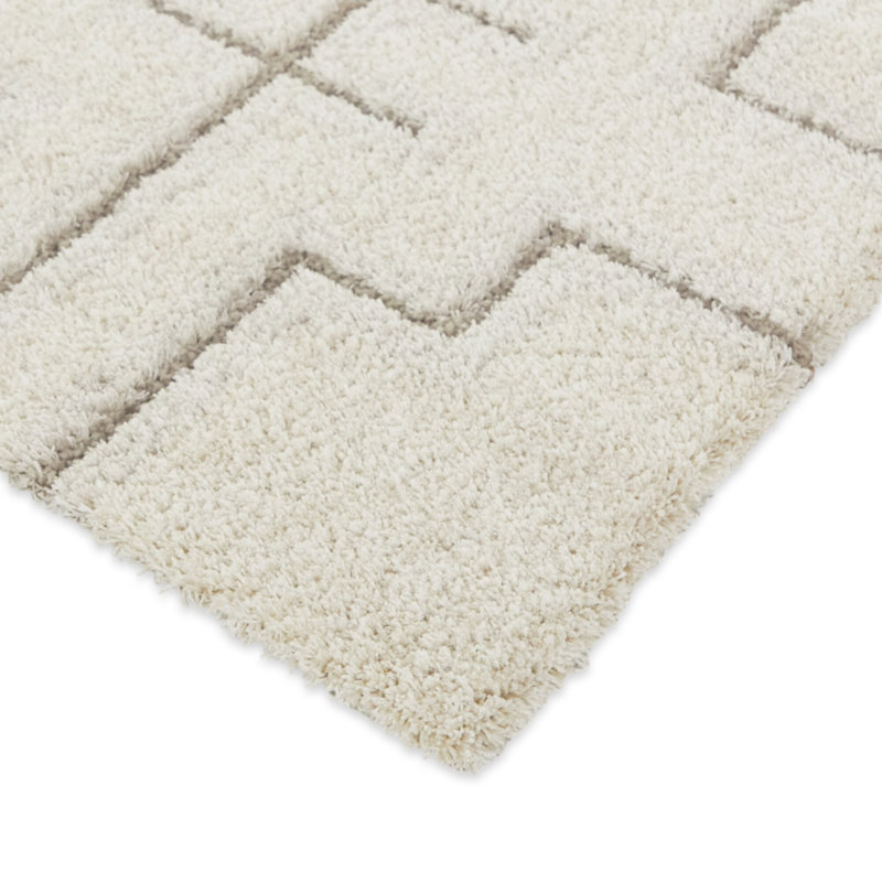 Jhamarion Geometric Indoor Rug, Rectangle 5'3" x 7'