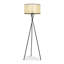 Camden 135.5 H cm Polished Tripod Floor Lamp Set-99281874