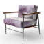 Chaise avec accoudoirs rembourrée Hansgorg