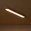 Nouria LED Flush Mount Ceiling Light with Wood Details-946605420