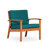 Deep Seat Eucalyptus Chair, Espresso Finish-1116443561-1116443563