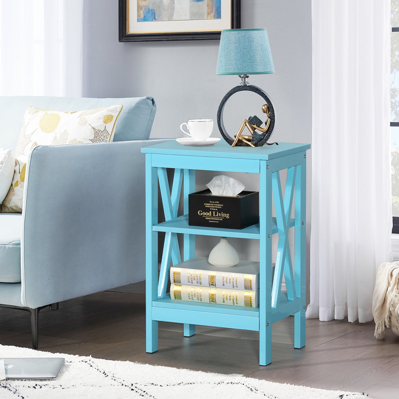 Victoria 15.7'' W Nightstand, Light Blue, Individual