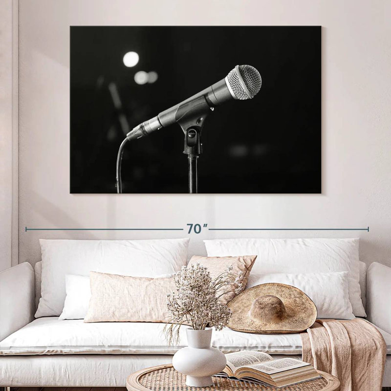 Abarca Microphone, 34" H x 51" W
