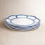 Ensemble de 4 assiettes à salade et à dessert Kalalou-1013268782