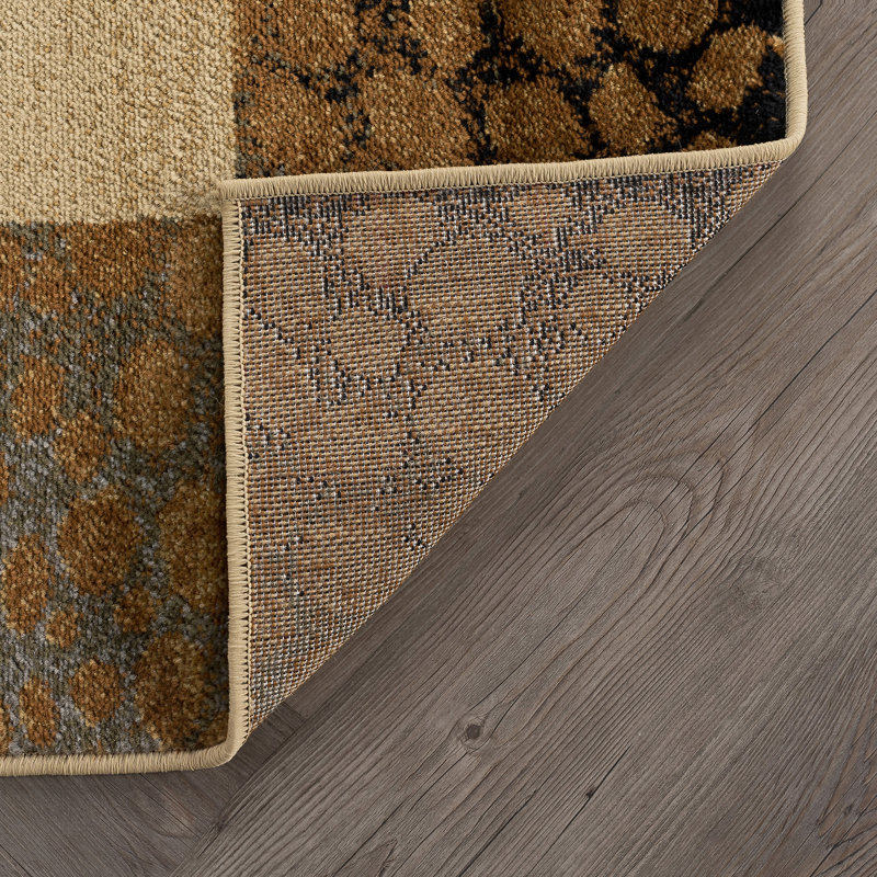 Ensemble de tapis beige Wilcox, 5 pi x 7 pi, 1 pi 8 po x 5 pi, 1 pi 8 po x 2 pi 8