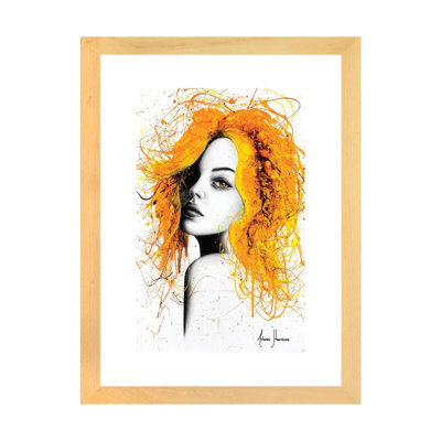 «Sunflower Girl» par Ashvin Harrison - impression