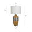 Lampe de table Aimee - Darley - abat-jour avoine clair-829831977