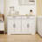 Farmhouse Buffet Cabinet Storage Sideboard With 2 Drawers And 4 Doors For Dining Living Room Kitchen Cupboard-1617137520