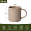 Ensemble de grandes tasses 16 pièces Star Series, brun cannelle-702929227