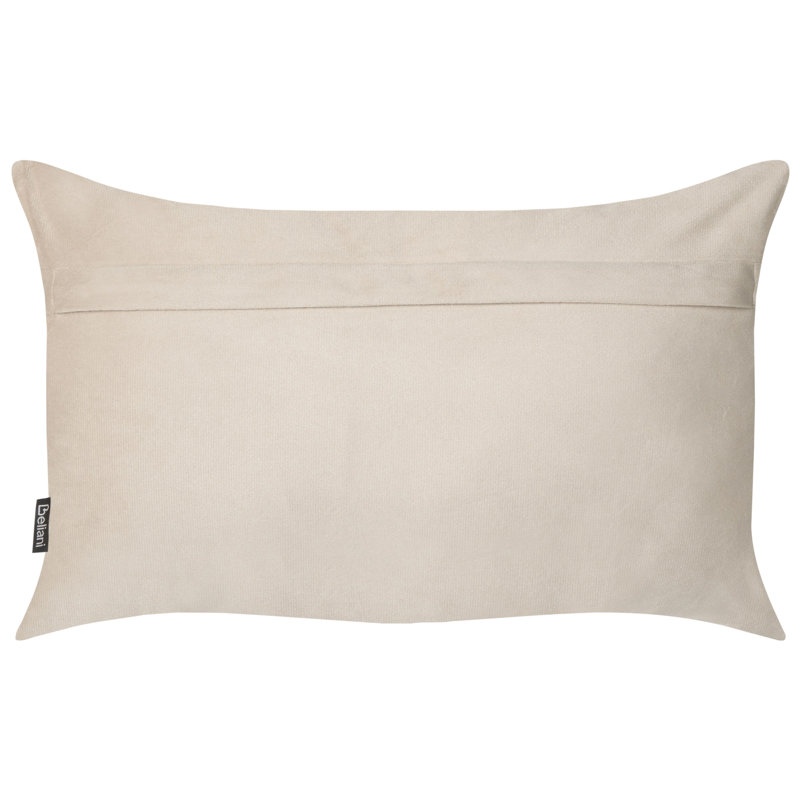 Beige Rectangular Throw Cushion, Light Beige