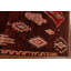 Tapis unique en laine rouge 7 pi x 9 pi 7 po New Age