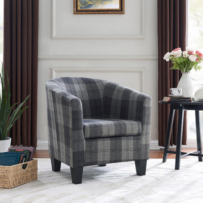 Alamdaar Bucket Chair, Tartan