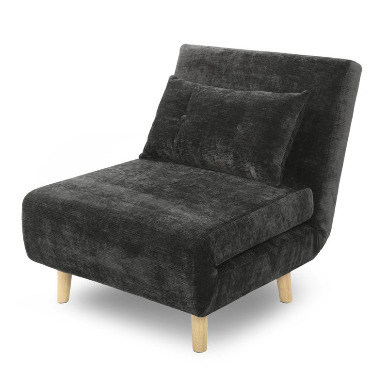 Sofa, Dark Grey Fabric