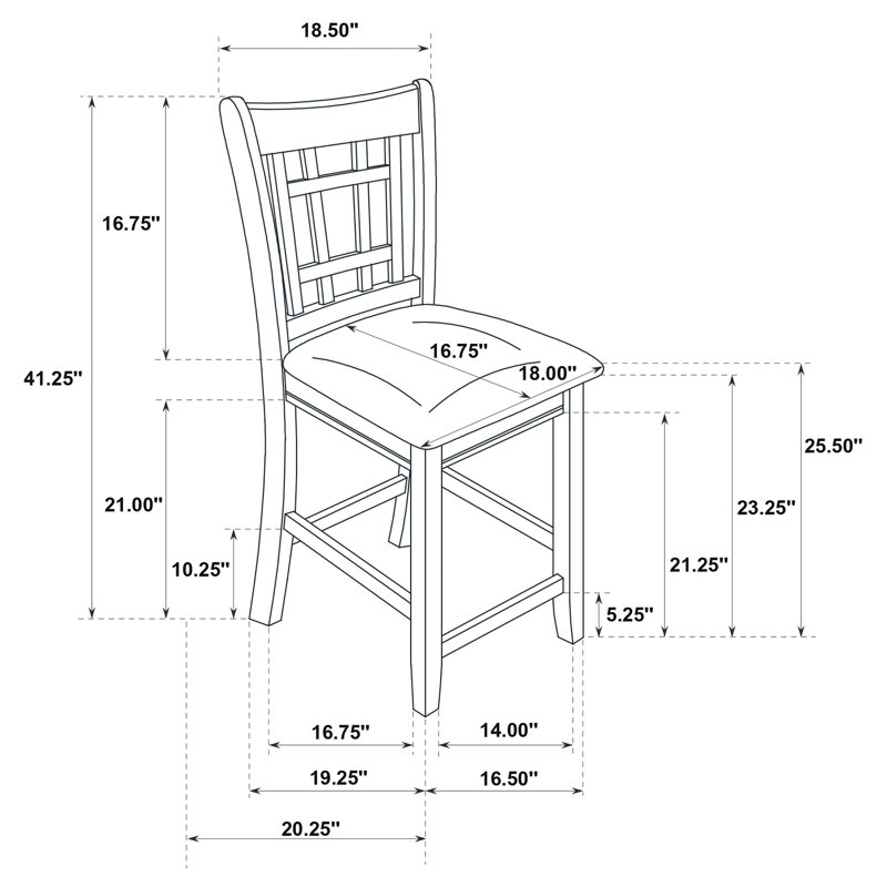 Guntersville Wood Counter Chair Tan and Espresso, Tan Cottoon Blend/ Espresso Frame
