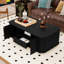 Coffee Table with Drawers and Storage Compartments-1884250095