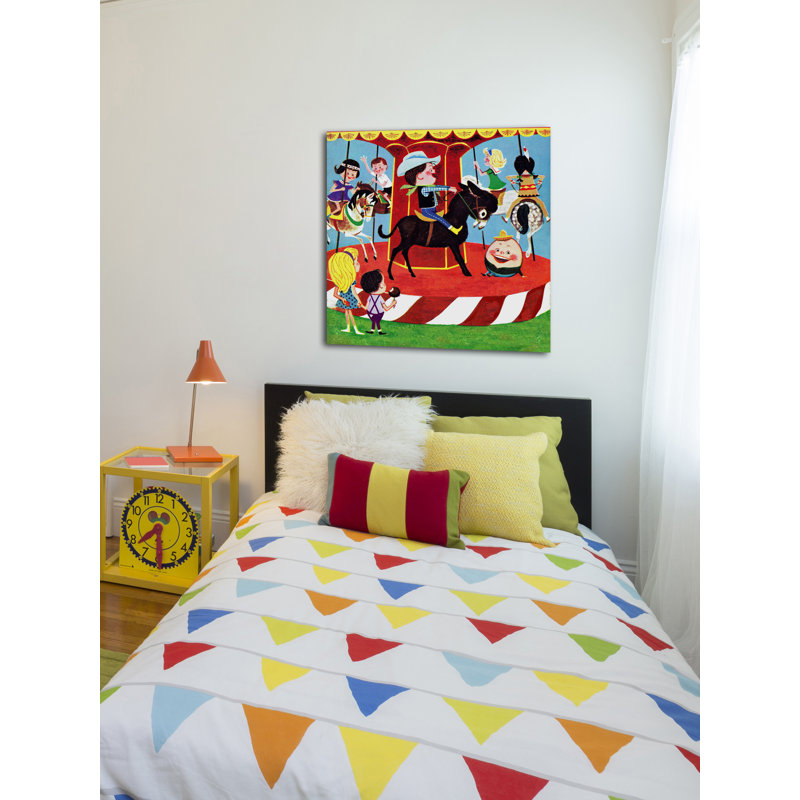 Carrousel, reproduction sur toile tendue, H 48 po x l 48 po