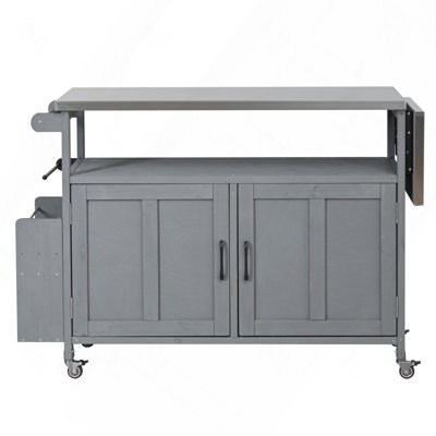 60.6'' W Stainless Steel Top Workbench