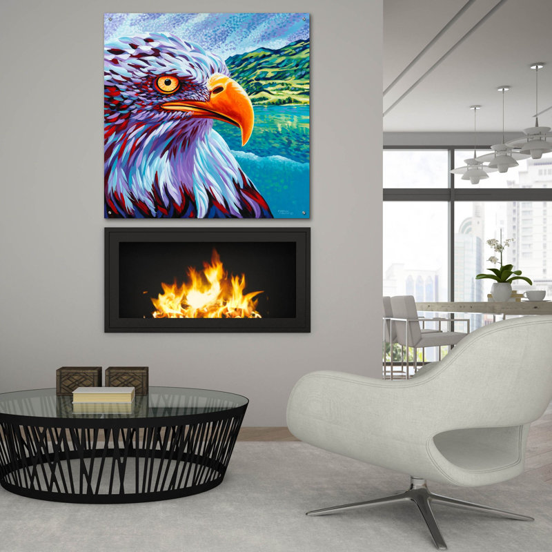 «Proud Eagle» par Carolee Vitaletti, H 36 po x l 36 po