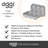 6 Large Balls Ice Tray - Gray