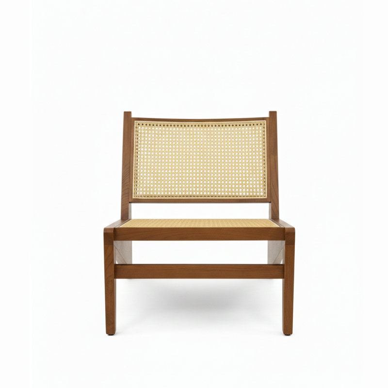 Chaise longue Dario Cane, Brun