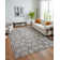 Nubia Geometric Area Rug in Gray