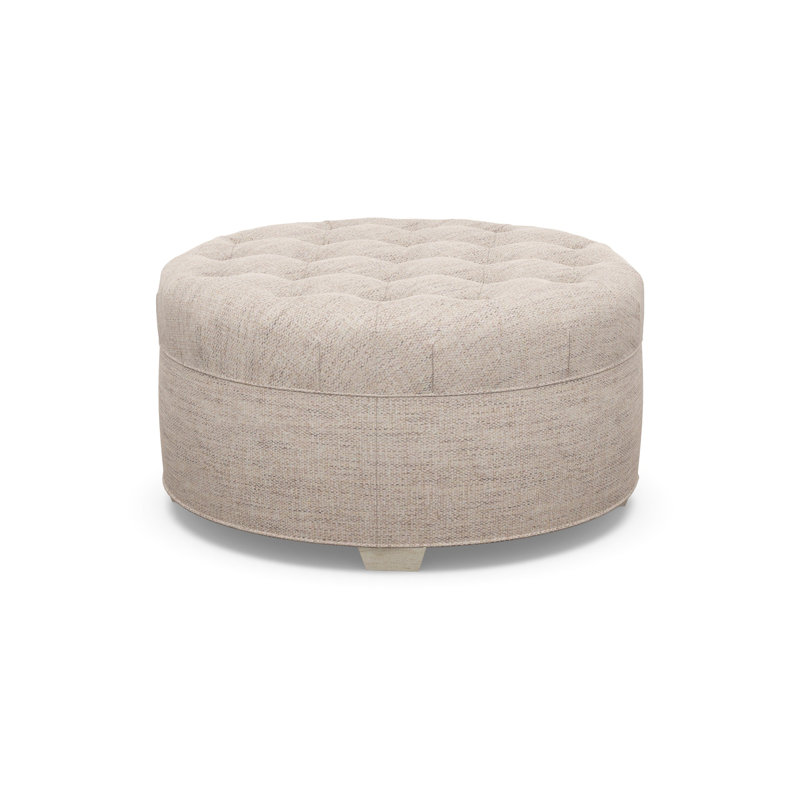 Round Ottoman, 3906-74, Sandstone