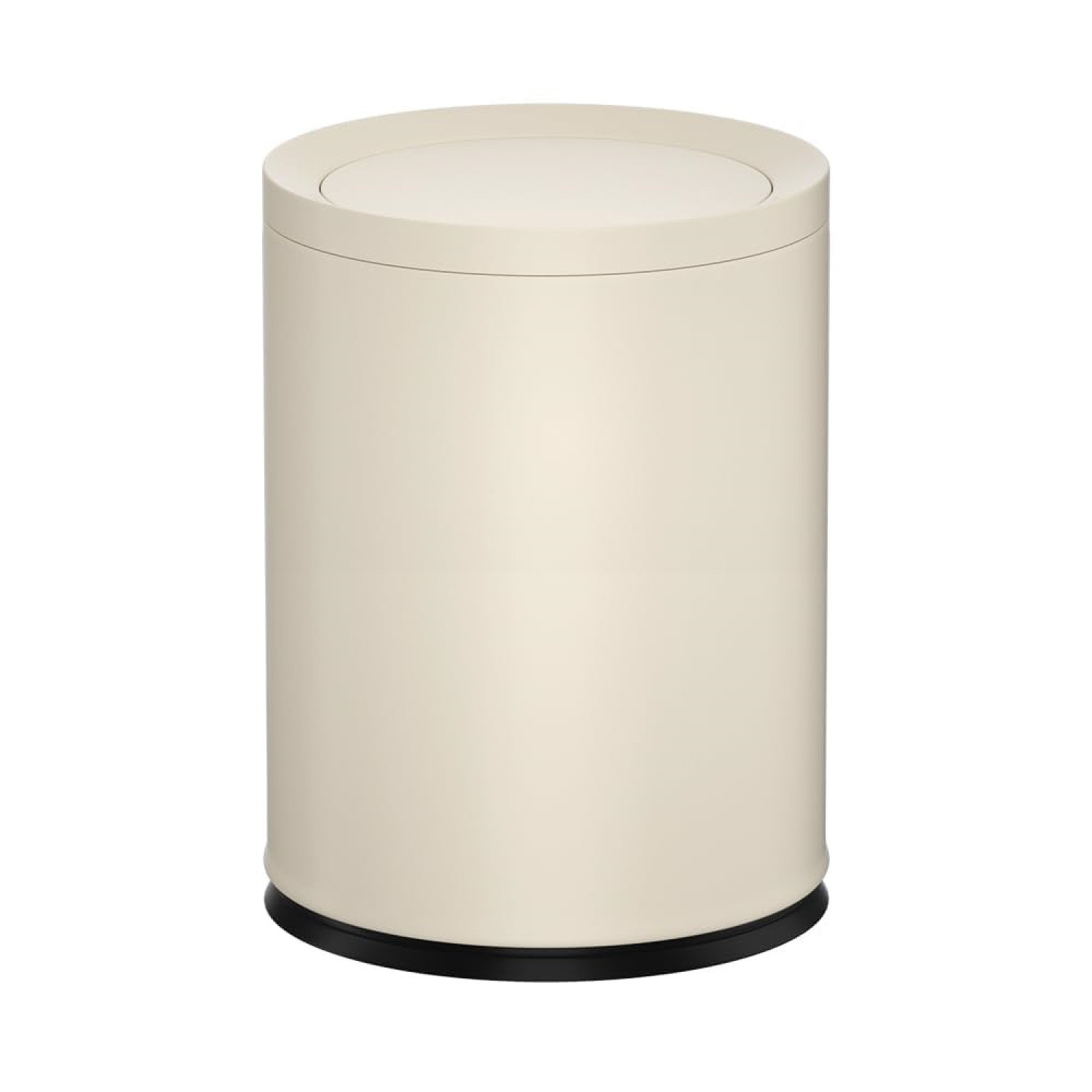KALVOO 12L/3GAL White Bathroom Trash Can,Swing Lid Garbage Can | Wayfair