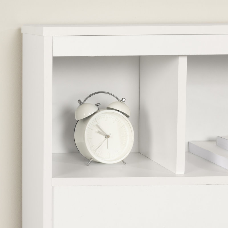Spark Bookcase Headboard, Twin, White