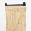 Single Bi-Folding System Solid Pine Barn Door-118106278
