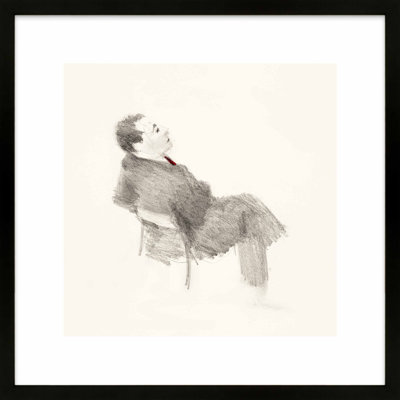 Reclining by Simon Schneiderman - Framed Wall Art