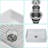 White Ceramic Sink 30 Inch - Apron Front For Kitchen Reversible Single Bowl And Elegant Quality Stylish Design