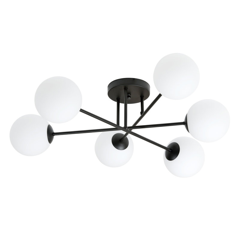 Blakeley 6 - Light Sputnik Chandelier, White