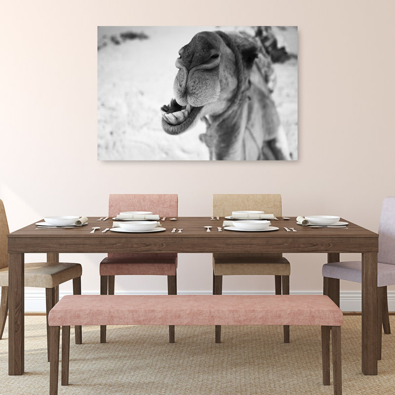 Reproduction d'art animalier contemporain abstrait, 32" H x 48" W