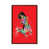 Classic Brown Wood Floater Framed